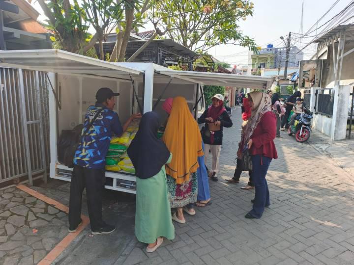 DKP Kota Tangerang Gencarkan Bentor Pangan Bang Sama, Beras SPHP Dijual Rp55 Ribu
