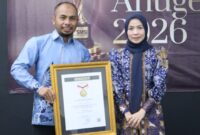Bupati Serang Terima Anugerah SMSI sebagai Sahabat Pers Indonesia 2026