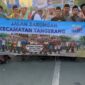 Camat Tangerang Bersama Staf Ikuti Jalan Sehat Sarungan Bersama Wali Kota Tangerang 