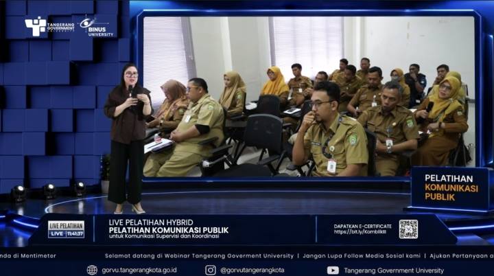 BKPSDM Kota Tangerang Gelar Pelatihan Komunikasi Publik Hibrida untuk ASN