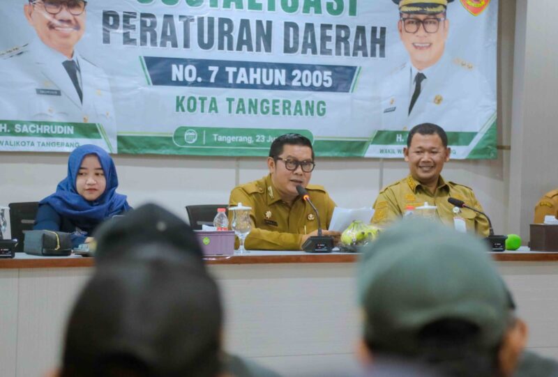 Wakil Wali Kota Tangerang Buka Sosialisasi Perda No.7 Tahun 2025 di Kantor Kecamatan Periuk