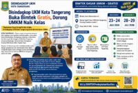 Tingkatkan Daya Saing Pelaku Usaha, Disindagkop UKM Kota Tangerang Gelar Bimtek Dasar UMKM