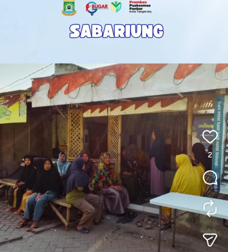 Dinkes Kota Tangerang Jemput Bola Program SABARIUNG
