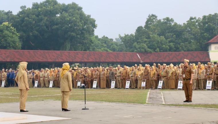 Wabup Intan Tekankan Disiplin ASN dan Mitigasi Bencana di Musim Kemarau