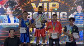 Tiga Petinju Kota Tangerang Sabet Emas di VIP Boxing Road to PON Beladiri 2026