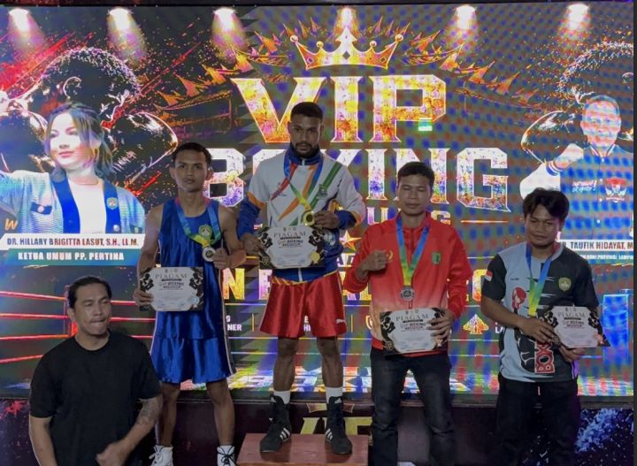 Tiga Petinju Kota Tangerang Sabet Emas di VIP Boxing Road to PON Beladiri 2026