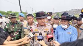 Kapolda Banten Pastikan Penanganan Kebakaran TPA Jatiwaringin Berjalan Optimal