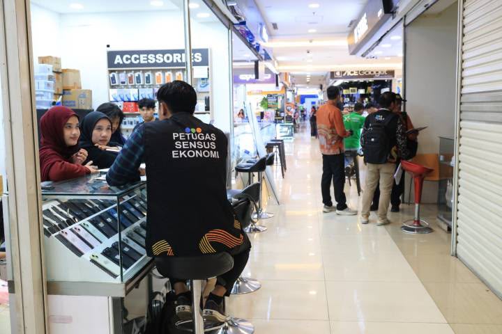 Sensus Ekonomi 2026, BPS Kota Tangerang Data 1.500 Tenant Tangcity Mall
