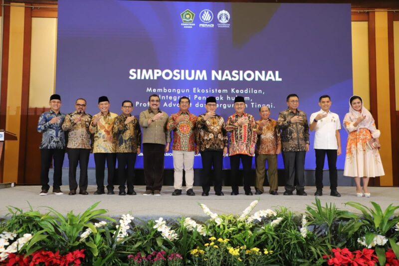 Wamenag Harap Sinergi Kemenag, UI dan PERADI Perkuat Integritas Calon Penegak Hukum 