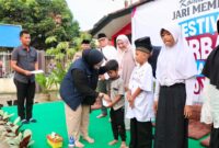 Hadiri Festival Berbagi Bahagia, Wabup Intan Ajak Perkuat Kepedulian terhadap Anak Yatim