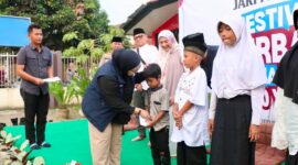 Hadiri Festival Berbagi Bahagia, Wabup Intan Ajak Perkuat Kepedulian terhadap Anak Yatim