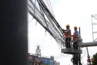 Pemkot Tangerang dan Pemprov Banten Tertibkan Kabel Udara di Sejumlah Ruas Jalan