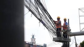 Pemkot Tangerang dan Pemprov Banten Tertibkan Kabel Udara di Sejumlah Ruas Jalan