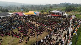 Festival Ciomas Ngabring 2026, 3.500 Anak-anak hingga Emak-emak Peragakan Tari Kolosal 