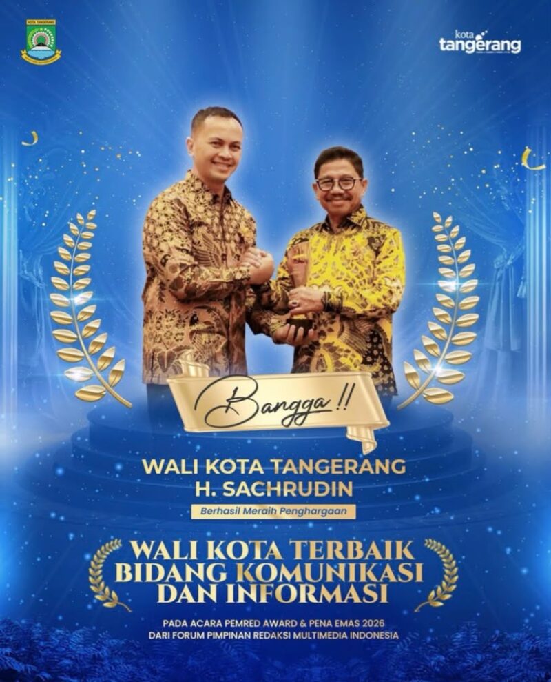 Sachrudin Raih Pimred Award 2026 atas Kinerja Informasi dan Komunikasi Publik