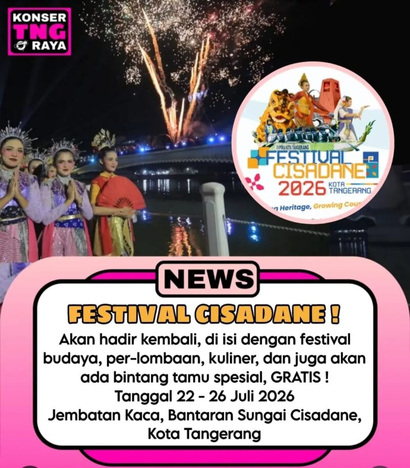 Festival Cisadane 2026 Wadah Para Seniman dan komunitas Lokal untuk Menunjukkan Kreativitas