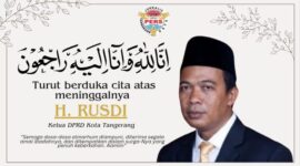 Rusdi Alam Wafat, JTR: Kepergiannya Kehilangan Besar Bagi Dunia Politik dan Pers Tangerang
