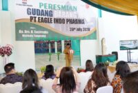 Resmikan Gudang PT Eagle Indo Pharma, Sachrudin Dorong Industri Berdampak bagi Masyarakat