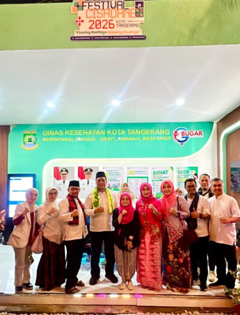 Festival Cisadane 2026, Dinkes Kota Tangerang Hadirkan Pelayanan Kesehatan Gratis 