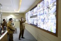 Wakil Wali Kota Tangerang Tinjau Area Traffic Control System di Dishub