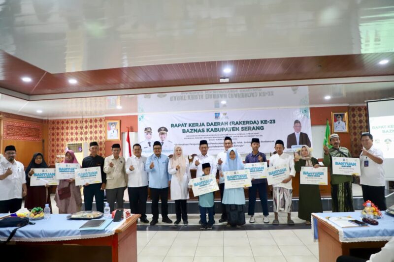 Wabup Serang Najib Hamas Dorong Baznas Kembangkan Penyaluran ZISWAF Berbasis Pemberdayaan