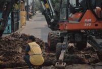 DPUPR Kota Tangerang Kebut Normalisasi Saluran Air Perum Taman Gebang Periuk 