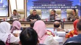 Pemkab Tangerang Terima Kunker Muara Enim Bahas Perlindungan Jaminan Sosial Ketenagakerjaan
