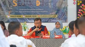 Fakultas MIPA UI dan PT TOA Berikan Hibah Alat EWS Gempa Bumi di SDN Pasauran 1 Cinangka