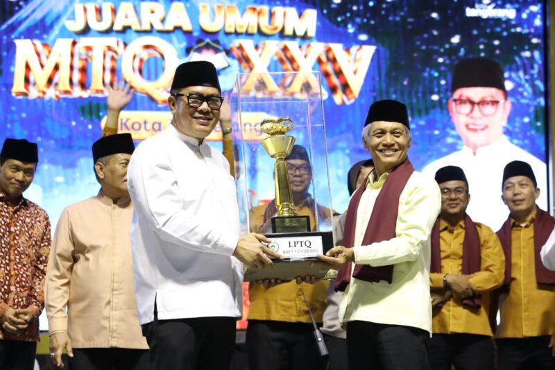 MTQ XXV Kota Tangerang Ditutup Wakil Wali Kota 