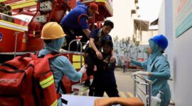 BPBD Kota Tangerang dan RS EMC Gelar Simulasi Tanggap Darurat Kebencanaan