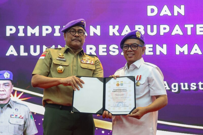 Gubernur Andra Soni Minta Ikatan Alumni Menwa Banten Perkuat Nilai Bela Negara Generasi Muda
