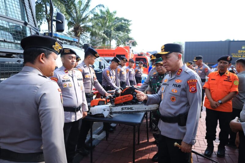 Polda Banten Gelar Apel Kesiapsiagaan Karhutla 2026, Perkuat Sinergi Antisipasi Bencana