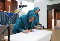 Dilantik Serentak, TP PKK, Bunda PAUD dan Bunda Posyandu Kecamatan Siap Perkuat Pelayanan Anak
