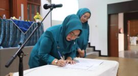 Dilantik Serentak, TP PKK, Bunda PAUD dan Bunda Posyandu Kecamatan Siap Perkuat Pelayanan Anak
