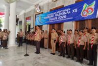 Lepas Peserta Jambore Nasional XII, Sekda Kabupaten Serang Minta Peserta Jaga Mental dan Fisik
