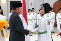 Bupati Tangerang Kukuhkan 54 Paskibraka, Siap Jalankan Tugas pada HUT ke-81 RI