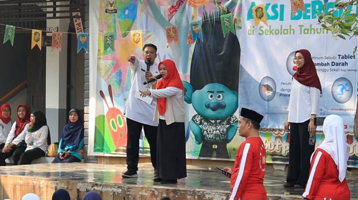 Kampanyekan Gizi Seimbang dan Cegah Anemia, Dinkes Gelar Aksi Bergizi di SMAN 2 Kota Tangerang