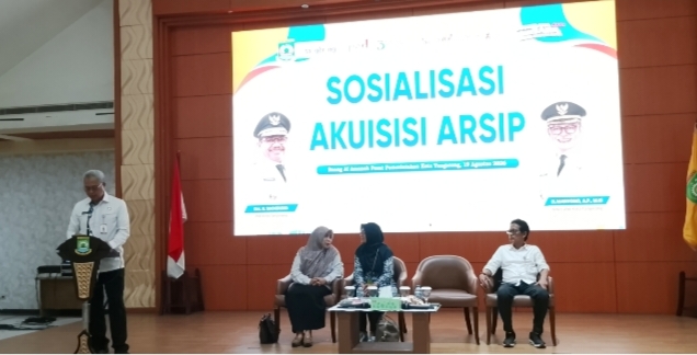 Sosialisasi Akuisisi Arsip, DPAD Kota Tangerang Perkuat Budaya Kearsipan

