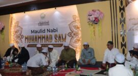 Maulid Nabi di Ponpes Miftahul Huda Annidzom, Ribuan Jamaah dan Puluhan Habaib Serukan Keteladanan Rasulullah