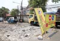 DPUPR Kota Tangerang Lakukan Perbaikan Jalan Teuku Umar