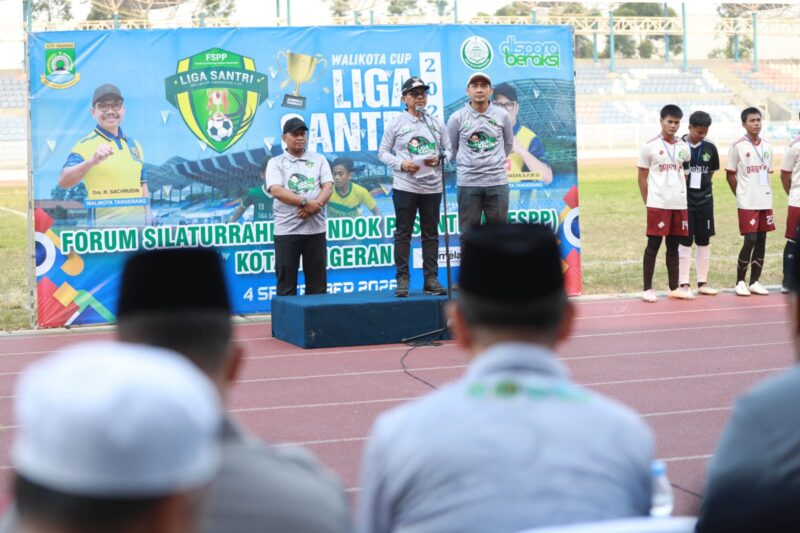 Wali Kota Tangerang Buka Liga Santri Wali Kota Cup 2026