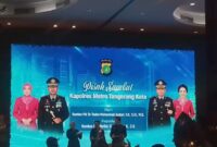 Pisah Sambut Kapolres Metro Tangerang Kota, Herbin Sianipar Minta Dukungan Masyarakat