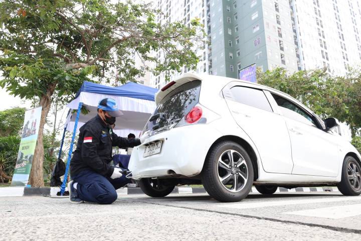 Uji Emisi Gratis Pemkot Tangerang Disambut Antusias Ratusan Pengendara