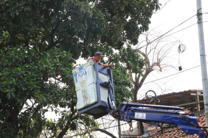 Dishub Kota Tangerang Gerak Cepat Tangani Kabel PJU Putus di Jalan M. Toha