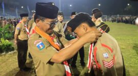 Wali Kota Tangerang Selaku Ka.Mabicab Mengukuhan 1.000 Pramuka Garuda