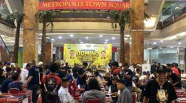 ORADO Kota Tangerang menggelar Domino Walikota Cup 2026 di Mal Metropolis, diikuti 122 tim untuk menjaring atlet menuju Pra-PON dan PON.