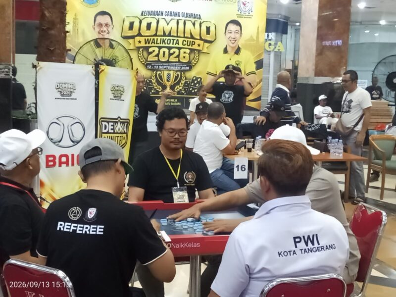 SIWO PWI Kota Tangerang Dukung Pengembangan Olahraga Domino Lewat Kejurcab ORADO 2026
